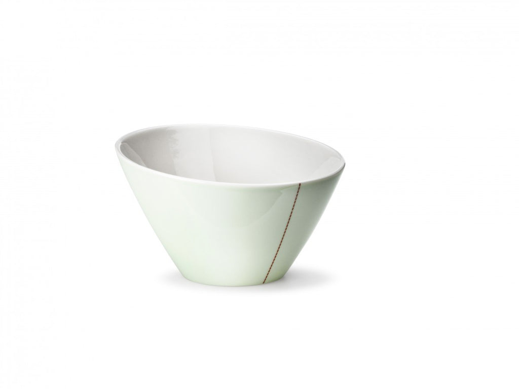 tilt bowl large green 11 x21cm